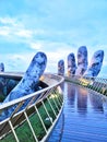 The Golden bridge on Bana Hills,Da Nang,Vietnam.